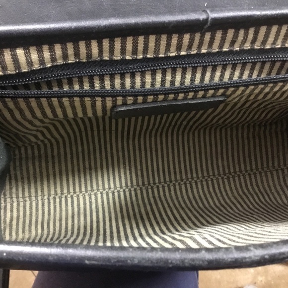 Brighton Vintage Black & Brown Leather Bag - Picture 8 of 8